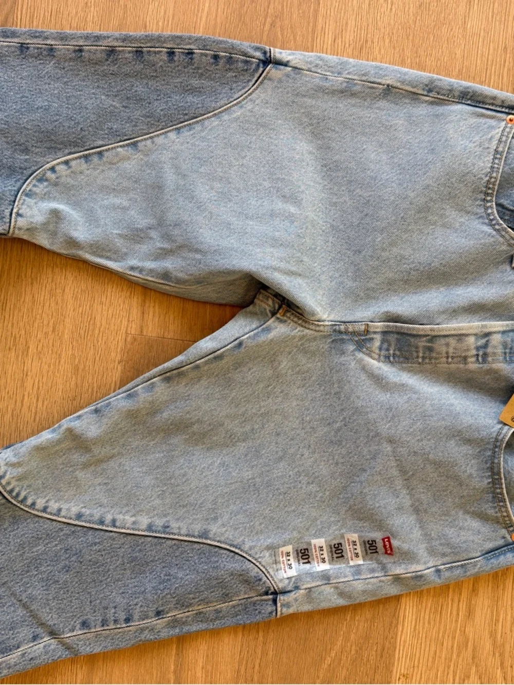 Levi's Riding Chaps Style Denim Jeans - Picture 5 of 5